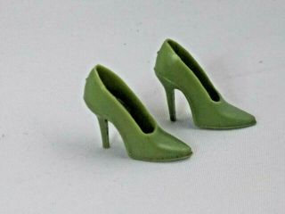 Vintage Barbie Poodle Parade 1643 Olive Green Spike Spikes Shoes Rare