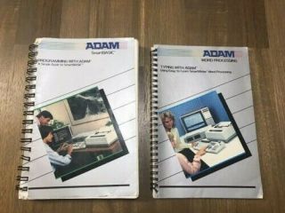 Vintage Coleco Adam Smartbasic Programming With Adam Book And Typing With Adam