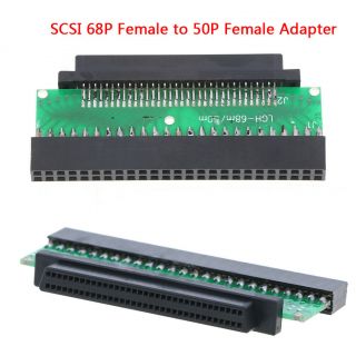 Scsi Hd 68 Pin To Idc 50 Pin Adapter Card Scsi 68 - 50 Female - Female Gp