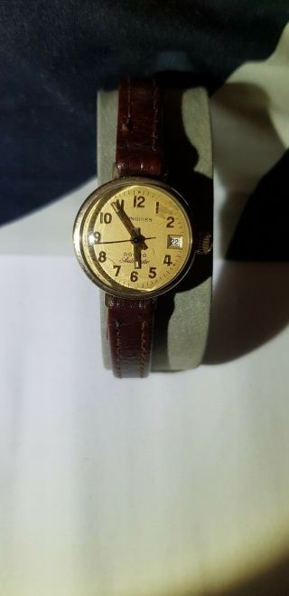 Vintage Longines Automatic Admiral 5 Star Ladies Watch Needs Servicing