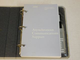 Vtg IBM Computer Asynchronous Communications Support Software Reference Library 3