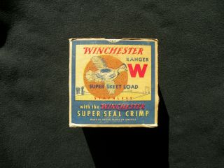 Empty Vintage Collectible Winchester Ranger Ssl 12 Ga Shot Shell Box/ammo Box