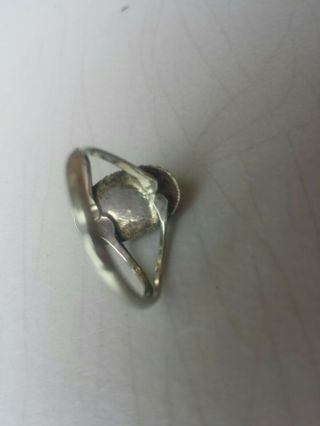 Vintage Silver and Turquoise Ring,  Size 5.  5. 2
