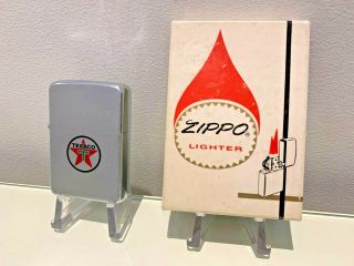 Zippo 1956 - Brushed Finish Zippo Three Colour Advertiser " Texaco "