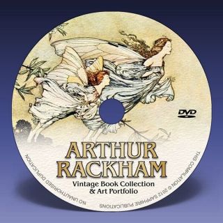 Arthur Rackham - Over 1200 Illustrations,  39 Classic Fairy Tale Books On Dvd