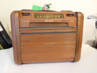 Vintage 1940’s Rca Victor Portable Tube Radio - No
