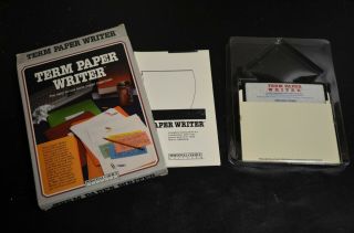 Term Paper Writer For Commodore 64/128 5.  25 Media