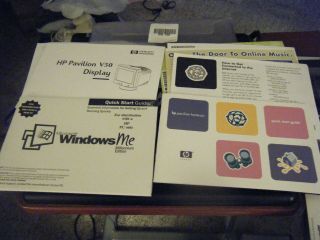 Microsoft Windows Me Millenium Edition & Hp Pavilion Home Pc Quick Start Guides