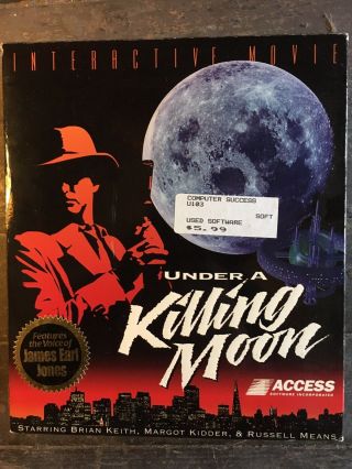 1994 Under A Killing Moon Access Software Boxed Ibm Pc Nr