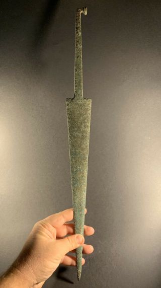 Very Rare Ancient Greek Archaic Bronze Military Object - Circa.  800 - 700bce