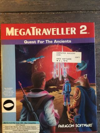 1991 Megatraveller 2 Quest For The Ancients Boxed Ibm Pc Nr