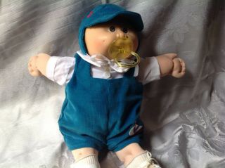 Authentic 1985 Cabbage Patch Kids Preemie Boy Doll,  Xavier Roberts Signature