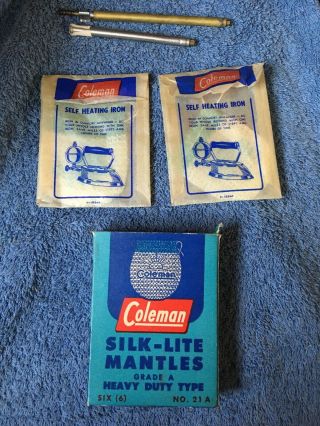 Vintage Coleman Silk - Lite Mantles (2) No.  21a Made In Usa 676924