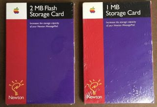 Apple Newton Messagepad “sealed 1mb & 2mb Storage Cards”