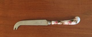 Vintage A.  E.  Lewis & Co.  Floraine Sheffield Cheese Knife