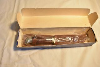 Vintage Schrade Walden Cutlery Hand Crafted Hunting Knife;137: W/ Box & Sheath