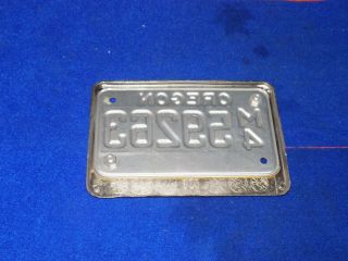 Vintage,  OREGON Motorcycle Plate,  with heavy metal frame for Motorcycle 2