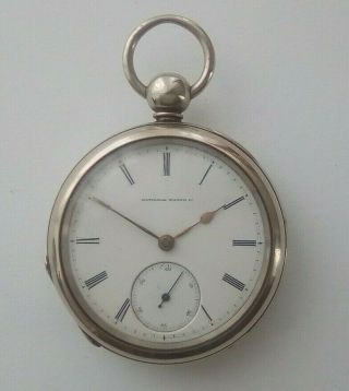Good Rare,  Antique American,  National Watch Co,  Wh Ferry,  Pocket Watch,  C1871
