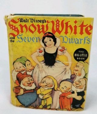 Vintage 1938 Big Little Book Snow White & The 7 Dwarfs Walt Disney