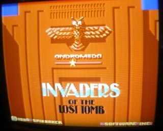 Commodore 64/128: Invaders Of The Lost Tomb - C64 Disk - - Uxb