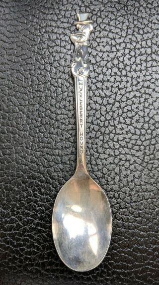 Vtg Huckleberry Hound Spoon Old Company Plate Silver Plated Is 6 "