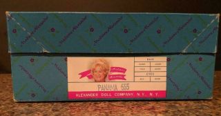 Rare Vintage Madame Alexander Doll Panama 555 w/ Box,  Stand & Tag 2