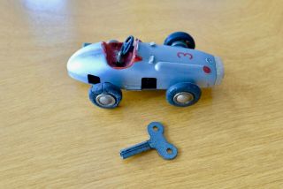 Schuco Vintage Die - Cast Mercedes Micro Racer With Key