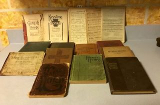 Vintage Hymnals.  Late 1800’s To Early 1900’s