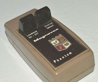 Vintage Magnavox Phantom TV Remote Control Movie Prop Clicker 2 Button 2