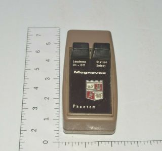 Vintage Magnavox Phantom TV Remote Control Movie Prop Clicker 2 Button 3