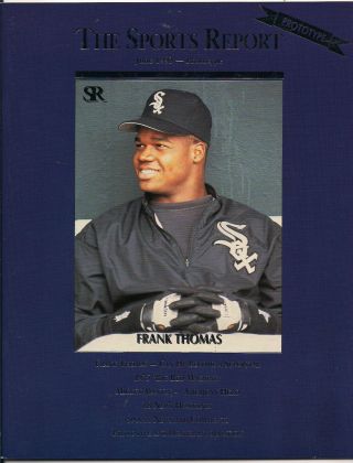 1992 The Sports Report Prototype Hof Frank Thomas Chicago White Sox