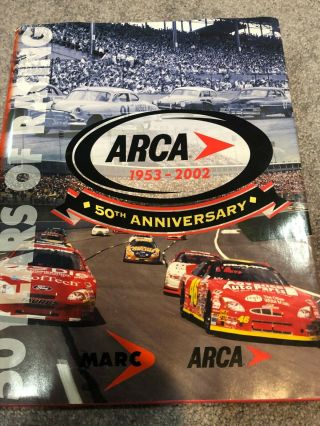 Book: " Arca - 50 Years Of Racing " - Hard Cover