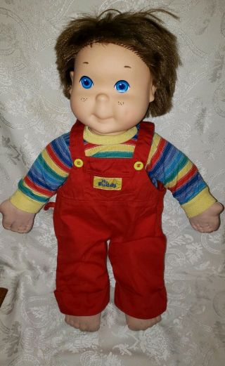 Vintage My Buddy Doll 1986 Hasbro Brown Hair Blue Eyes 21 "