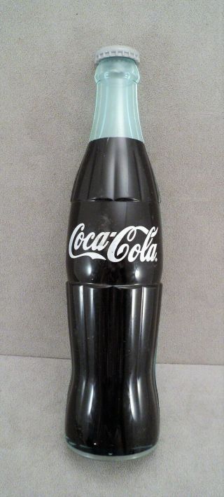 Vtg Coca - Cola Bottle Door Handle Realistic 10 " Authentic Full Coke Plastic Art