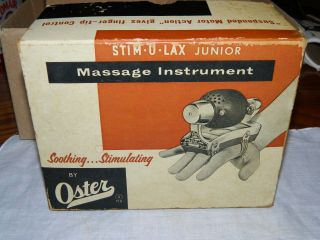 Vintage Oster Stim - U - Lax Junior.