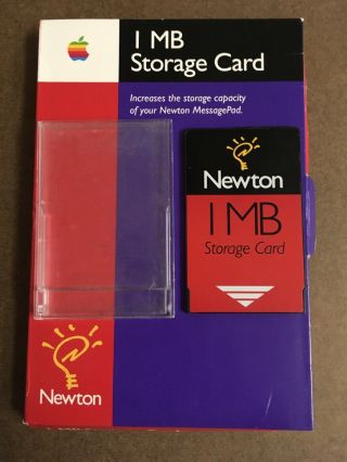 Apple Newton Messagepad “ Open Box 1 Mb Storage Card”