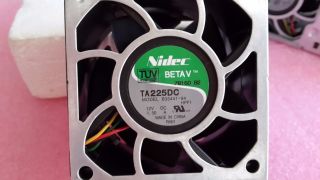 Nidec Ta225dc B35441 - 94 12v 1.  5a Ball Bearings Server Cooling Fan 60 X 38 Mm
