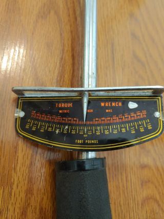 Torque Wrench Dr.  Beam Style Metric Vintage Drive 1/2 "