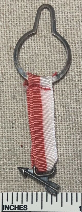 Vintage Order Of The Arrow Boy Scout Pocket Dangle Ribbon Oa Sterling Silver ?