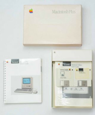 Apple Macintosh Plus Owners Guide,  Software sampler floppy disk,  More 3
