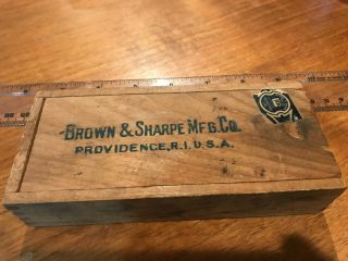 Vintage Brown & Sharpe Micrometer No 13,  Wrenches,  Intructions