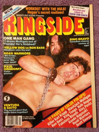 Wrestling Scene Presents Ringside July 1984,  The Legion Of Doom,  Hulk Hogan
