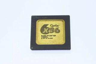Cyrix 6x86 P150,  Gold Top Processor