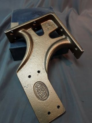 Vintage Cast Iron CORBIN Corner Bracket for Door Closer for 26 - 3/4 4 NOS gold 2