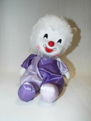 Vintage Clown Doll Wind - Up Musical Toy / Plays It 