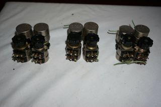 (12) Vintage Western Electric Ks - 14437l - 1 Potentiometer 1k 3k 500 Ohm Tube Amp
