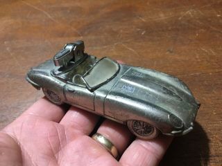 Rare Vintage Jaguar Car Model - Japan Cast Metal Cigarette Lighter
