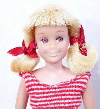 Vintage Platinum Blonde Straight Leg Scooter Doll
