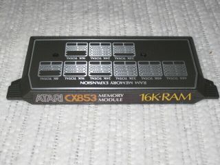 Vintage Atari 800 Computer System 16k Ram Memory Module Cx853 3