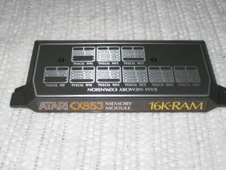 Vintage Atari 800 Computer System 16k Ram Memory Module Cx853 2